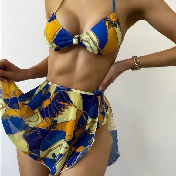 Womens Chain pattern Bikini - Picture 1 of 3